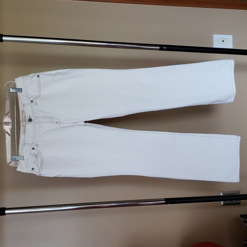 Loft White Jeans
